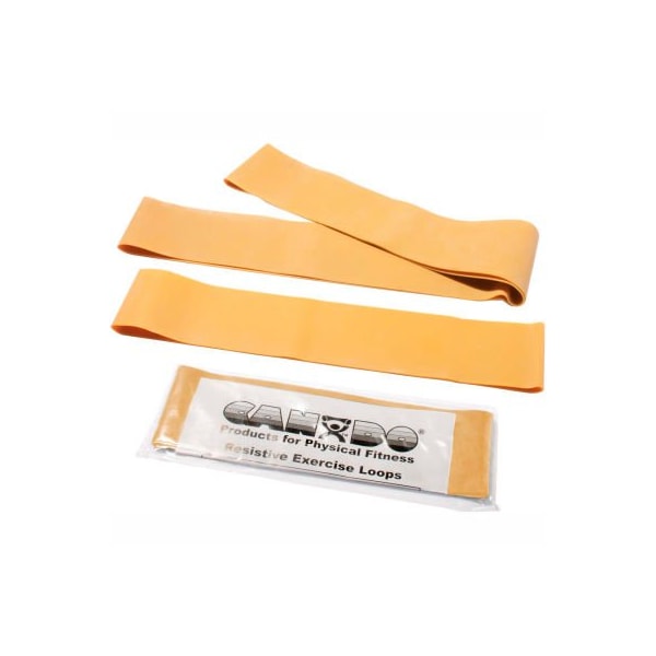 Fabrication Enterprises CanDo Exercise Band Loop Exerciser, 3 Size Set -10, 15, 30, Gold 1441887 - main